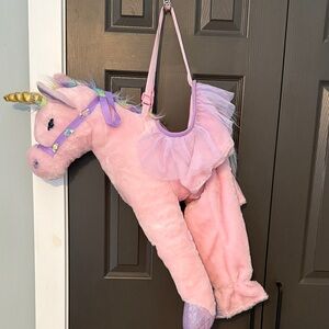 Pink Unicorn Plush Costume